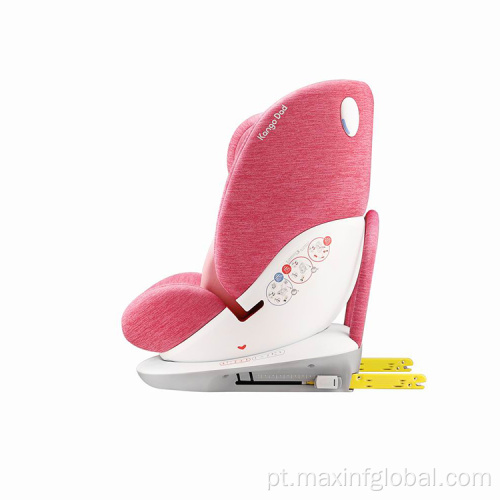 40-150 cm de assento infantil com isofix e amarelo